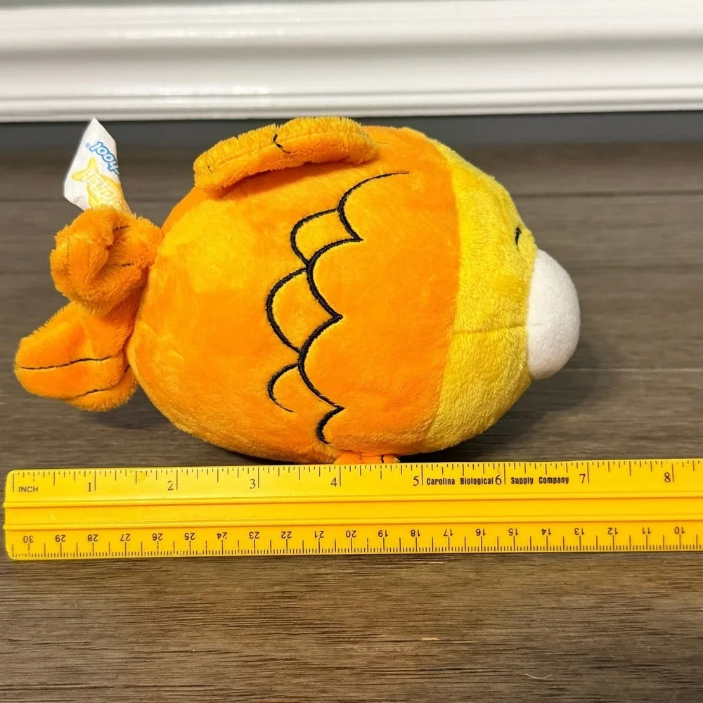 Goldfish Swim School Bubbles Mascot Plush Orange Yellow Stuffed Animal Toy 7